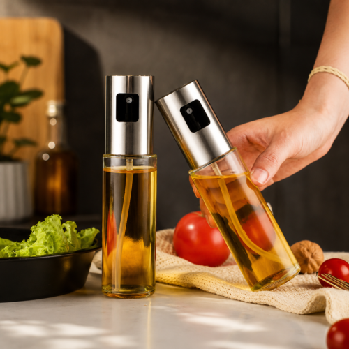1Pc BBQ Baking Olive Oil Spray Bottle.