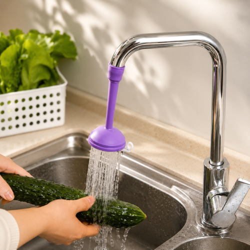 2 in 1 Silicon Kitchen Shower Splash Faucet water saving