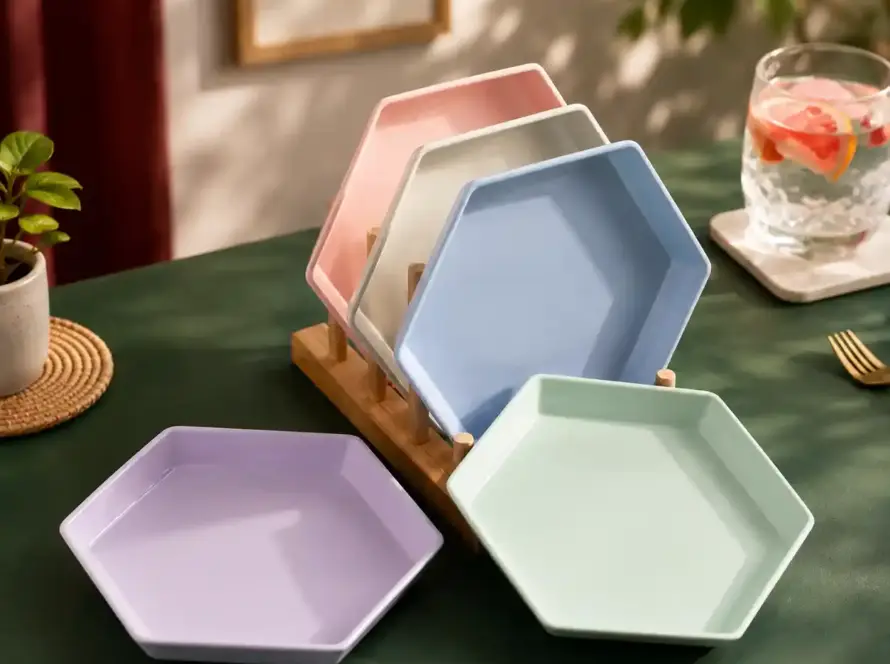 5 Pcs Plate Set