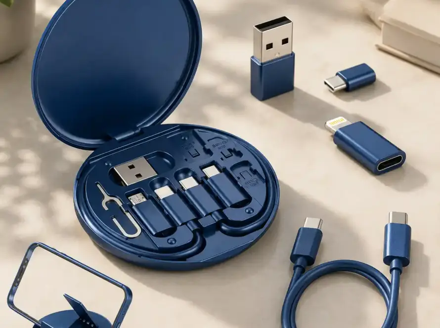 60W Fast Charging 5-in-1 Data Cable Set ype-C