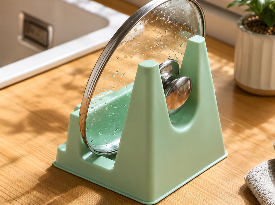 1 Pcs Lid Racks Pot Lid & Holder