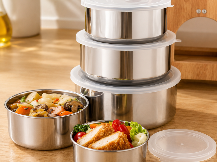 5pcs Stainless Steel Bowl Set Premium Quallity
