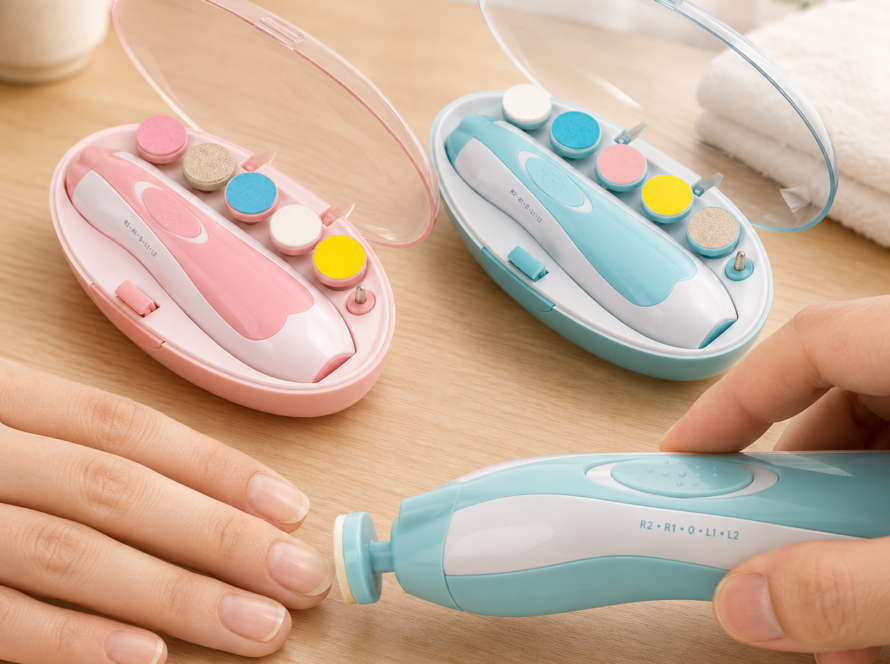 6 in 1 Baby Nail Electric Trimmer