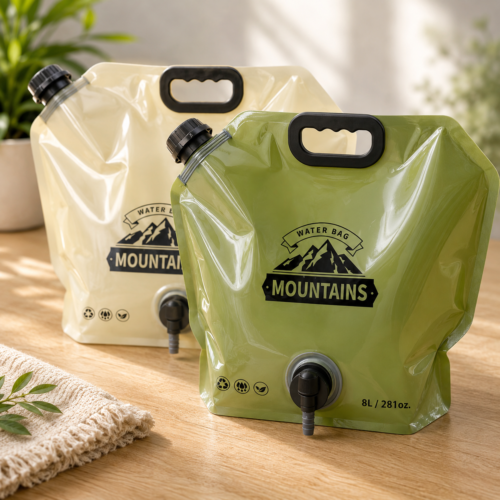 8L* Portable Water Bag Folding Bucket Water