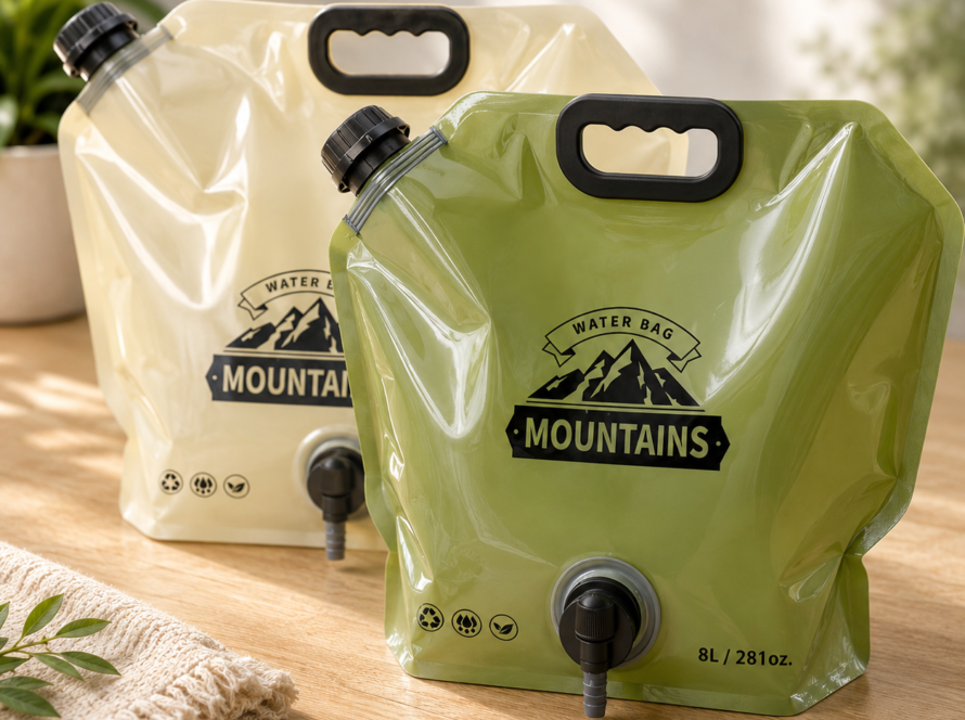 8L* Portable Water Bag Folding Bucket Water