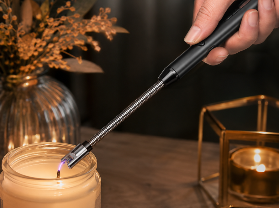Electric Lighter Rechargeable Arc USB Candle Lighters