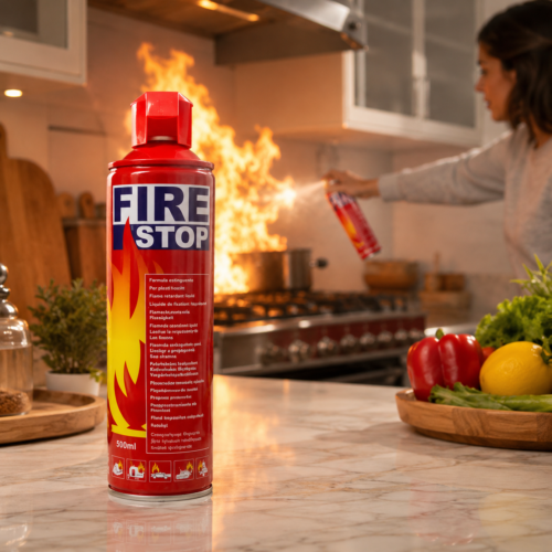 Foam Stop Fire 500ml – Portable Fire Extinguisher Spray