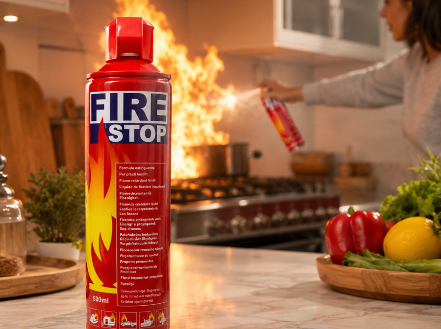 Foam Stop Fire 500ml – Portable Fire Extinguisher Spray