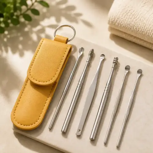 Ear Wax Cleaning Kit, 6 Pcs Ear Pick Tools