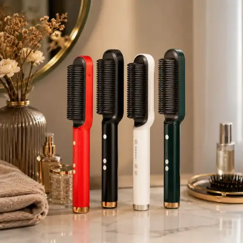 Electric Hair Straightener Brush 909
