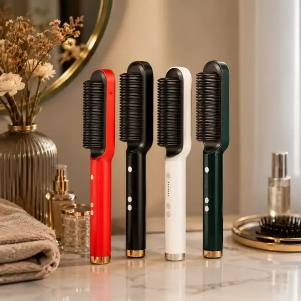 Electric Hair Straightener Brush 909