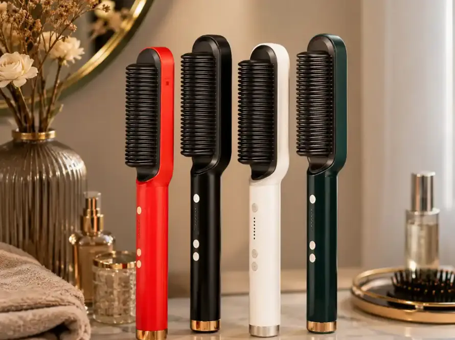 Electric Hair Straightener Brush 909