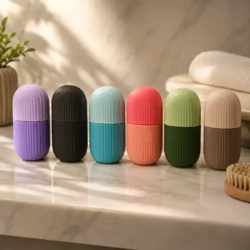 Ice Face Roller Ice Cube Beauty Massage Silicone Ice Mold