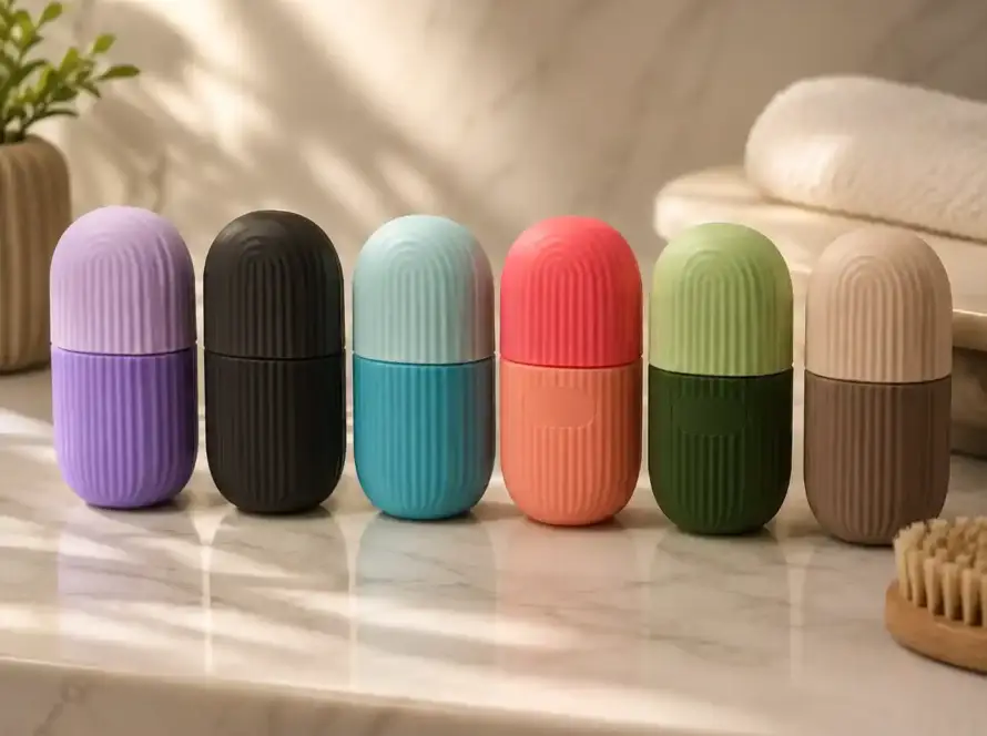 Ice Face Roller Ice Cube Beauty Massage Silicone Ice Mold