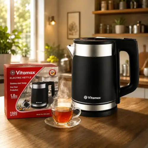 Premium Electric Plastic Outter Stainless Steel Kettle