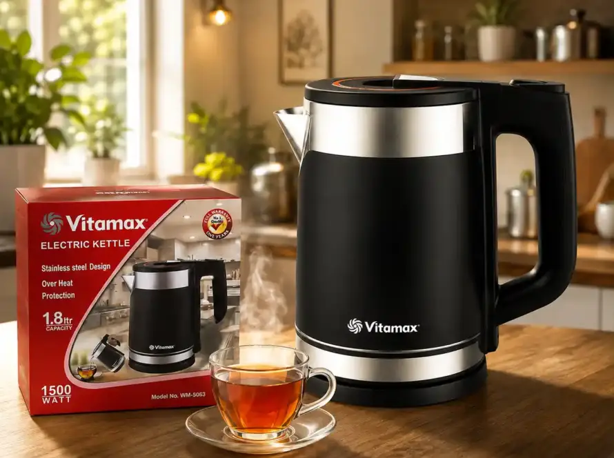 Premium Electric Plastic Outter Stainless Steel Kettle