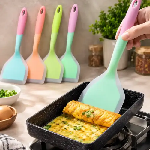 Silicone Pancakes Shovel Wide Spatula